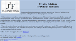 Desktop Screenshot of j2f-engineering.com