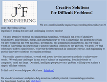 Tablet Screenshot of j2f-engineering.com